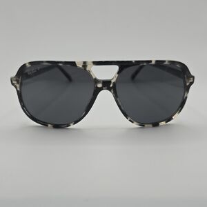 Ray-Ban Black and Gray Sunglasses with Double Bridge RB2198